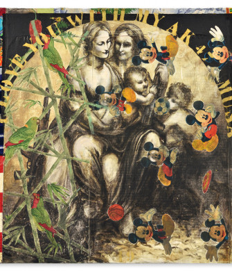 artwork of Hassan Musa part of the I Love You with My Ak-47 series